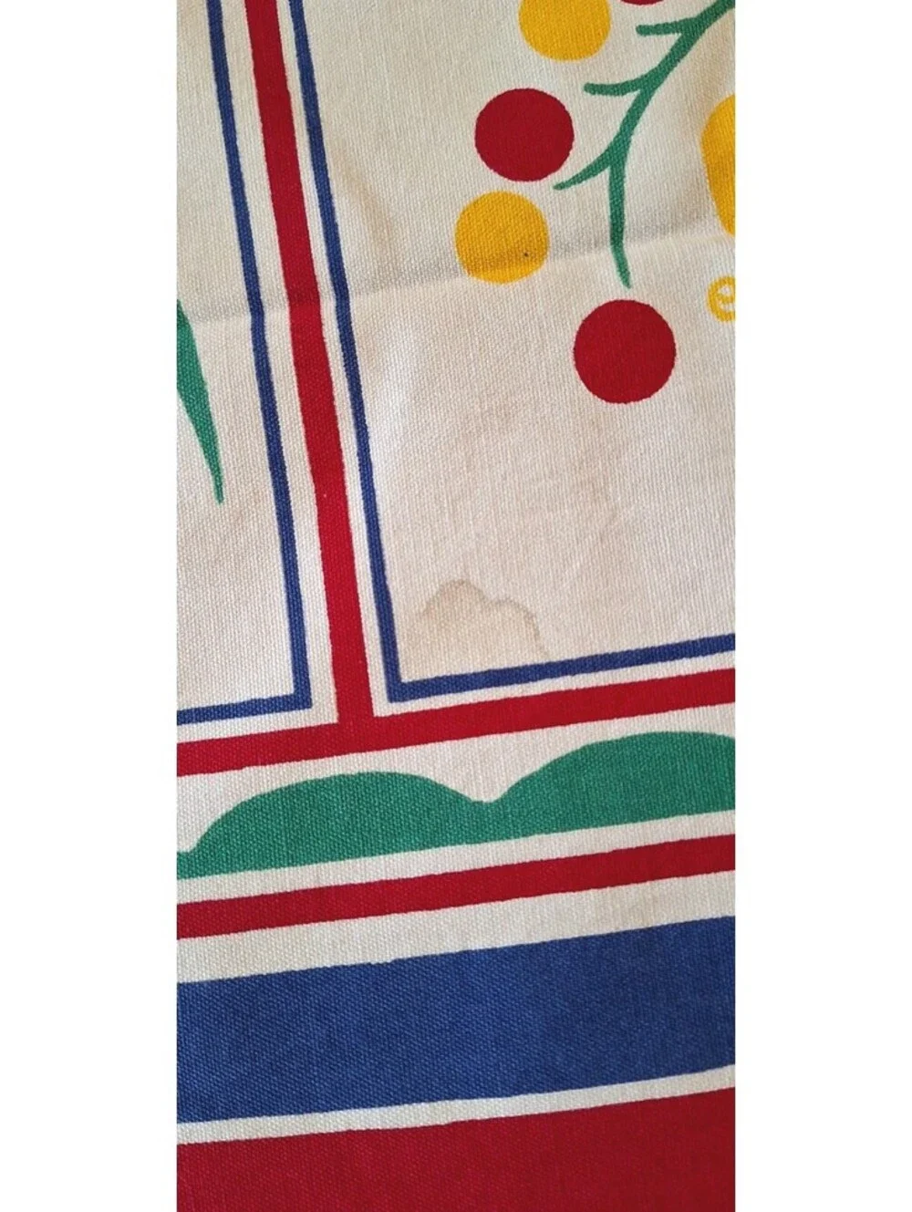 Vintage Folk Art Rectangular Tablecloth 52.5